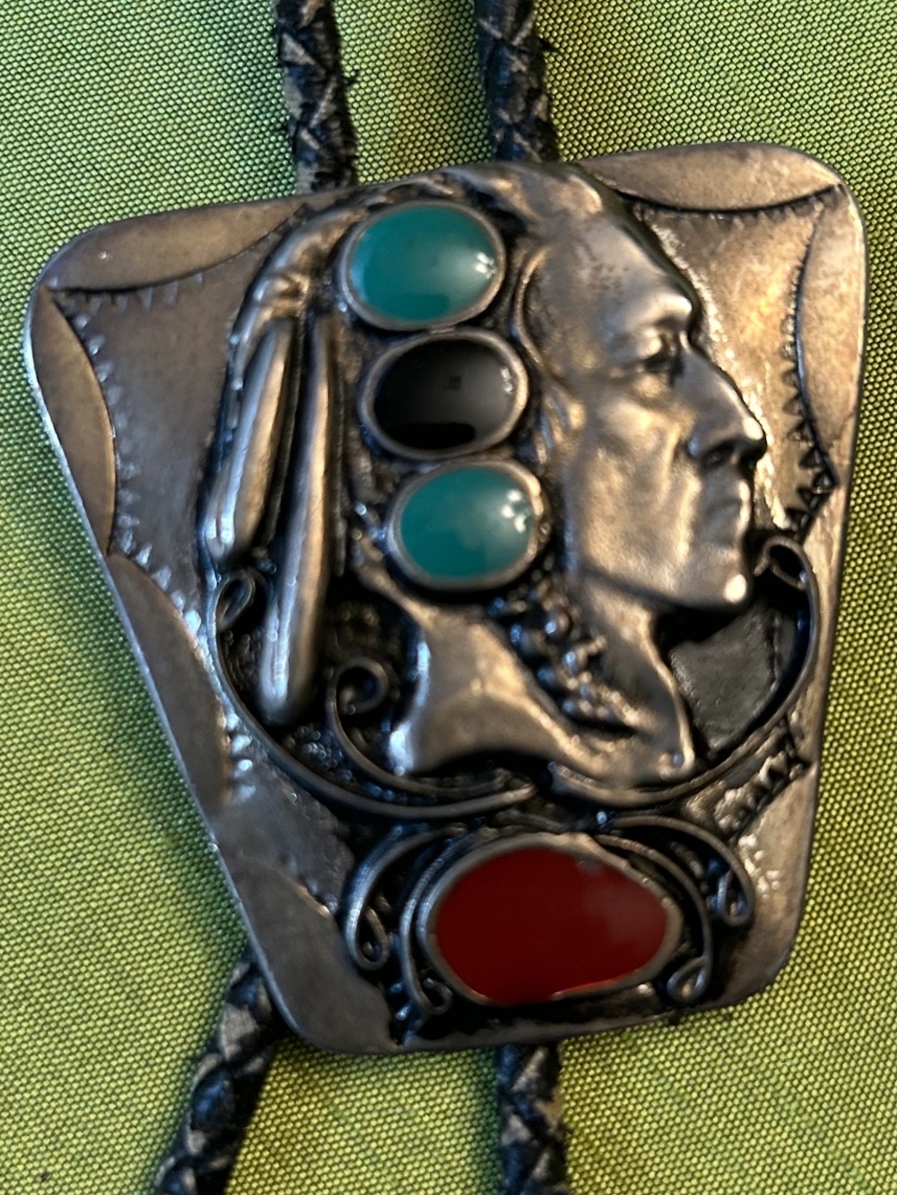 Vintage Native American Bolo Tie
